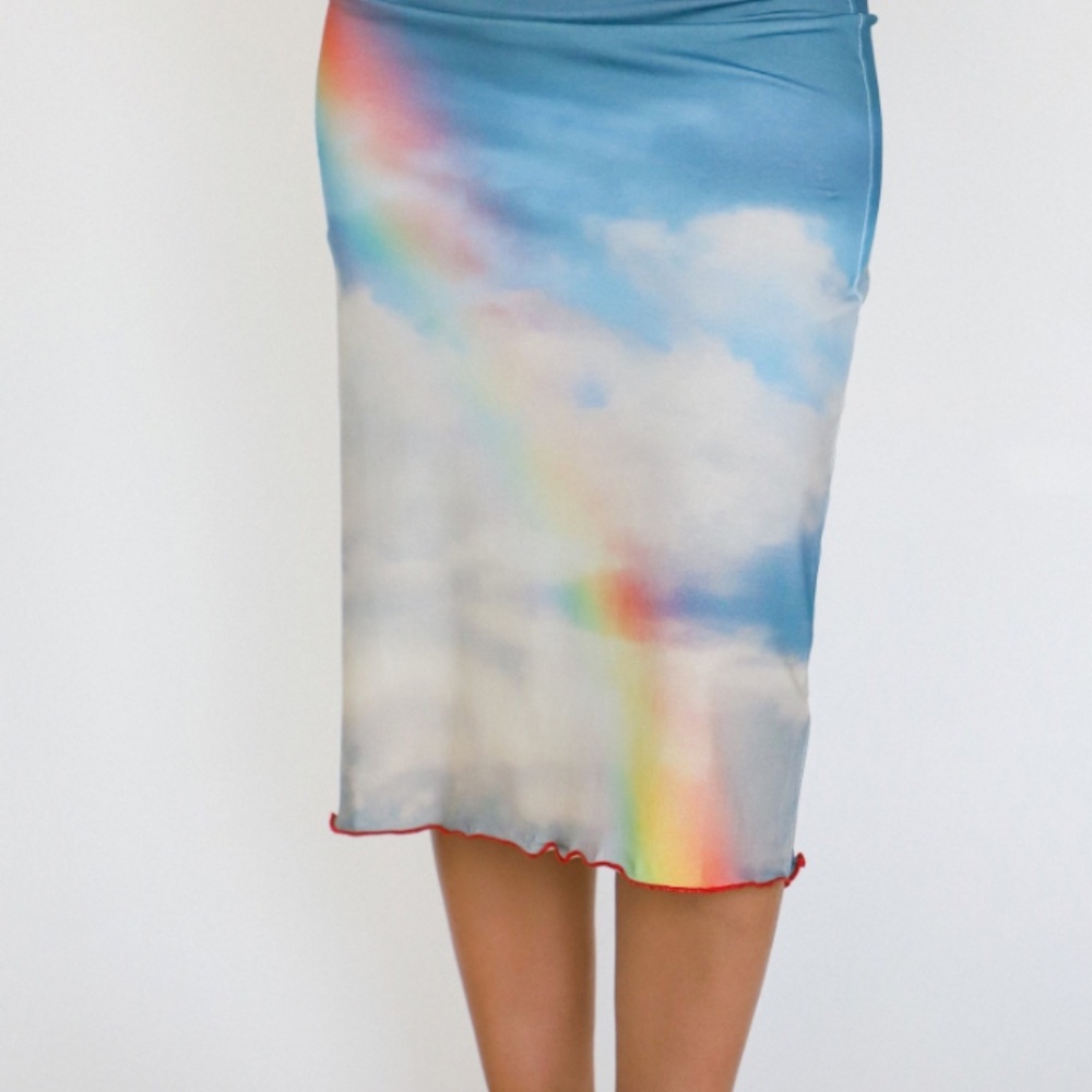 Tyler McGillivary Somewhere Midi Skirt in Dandelion XL NWT
